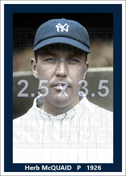 Herb McQuaid - 1926 New York Yankees - choose a size & style
