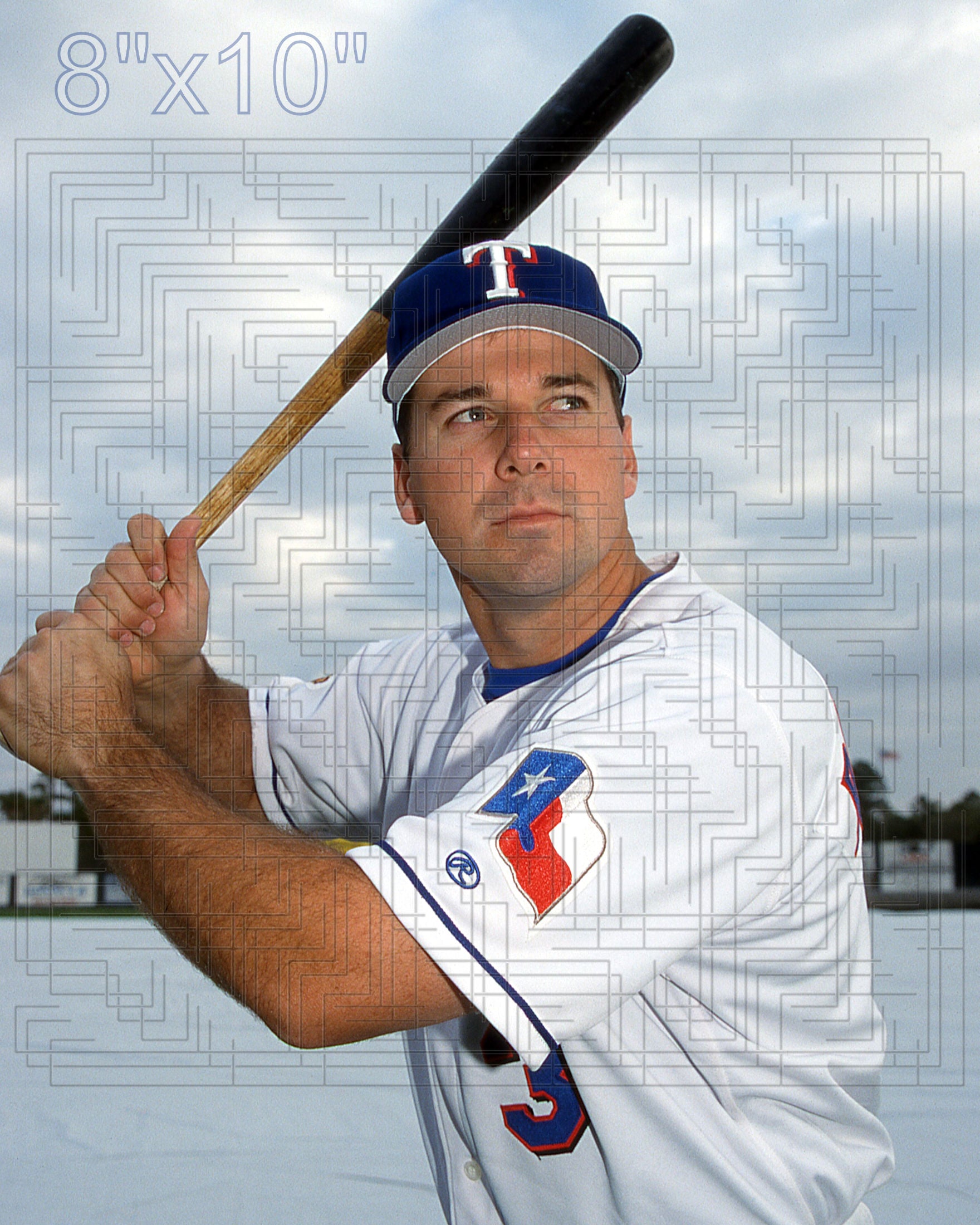 Herbert Perry - 2002 Texas Rangers - choose a size & style