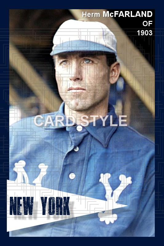 Herm McFarland - 1903 New York Highlanders- choose a size & style