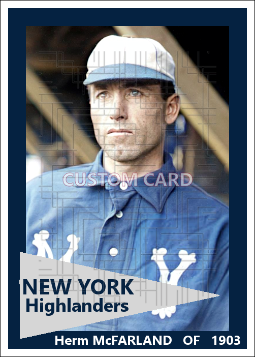 Herm McFarland - 1903 New York Highlanders- choose a size & style