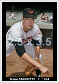 Herm Starrette - 1964 Baltimore Orioles - choose a size & style