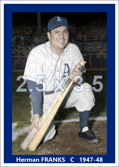 Herman Franks - 1947-48 Philadelphia Athletics - choose a size & style