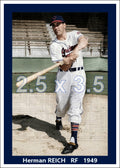 Herman Reich - 1949 Cleveland Indians - choose a size & style