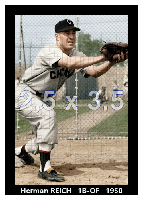 Herman Reich - 1950 Chicago White Sox - choose a size & style