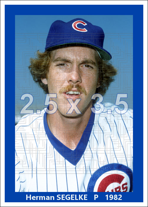 Herman Segelke - 1982 Chicago Cubs - choose a size & style
