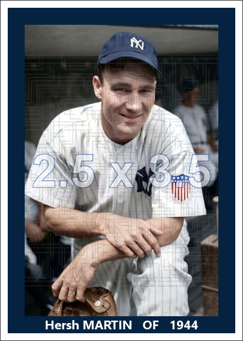 Hersh Martin - 1944 New York Yankees - choose a size & style