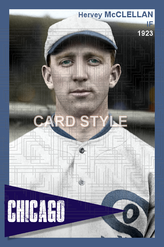 Hervey McClellan - 1923 Chicago White Sox - choose a size & style