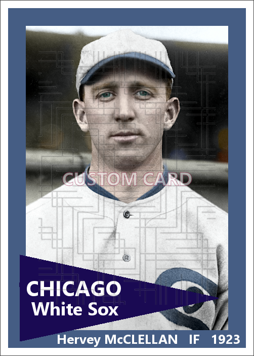 Hervey McClellan - 1923 Chicago White Sox - choose a size & style