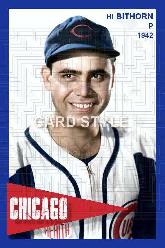 Hi Bithorn - 1942 Chicago Cubs - choose a size & style