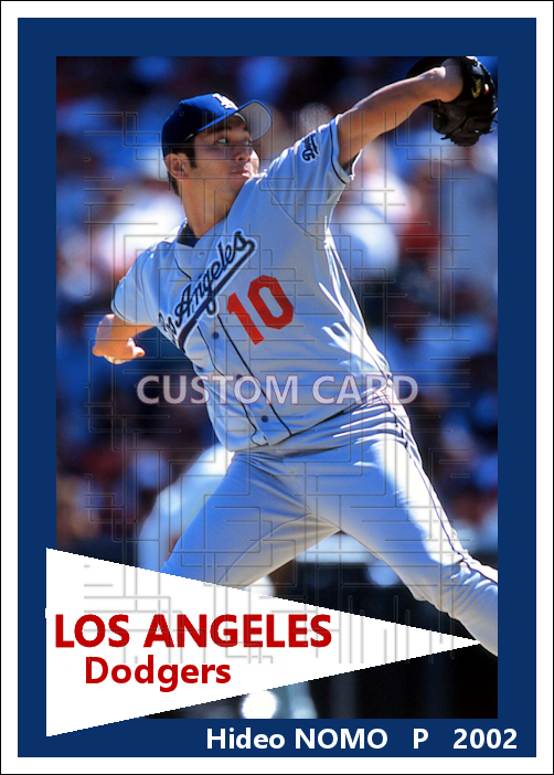 Hideo Nomo - 2002 Los Angeles Dodgers - choose a size & style