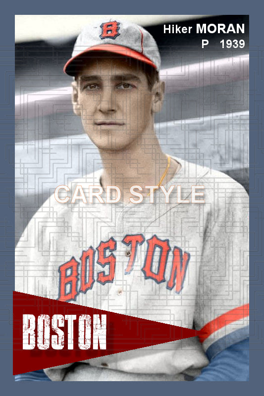 Hiker Moran - 1939 Boston Bees - choose a size & style