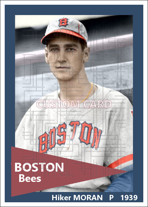 Hiker Moran - 1939 Boston Bees - choose a size & style