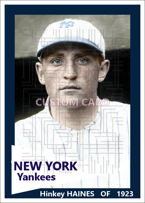 Hinkey Haines - 1923 New York Yankees - choose a size & style