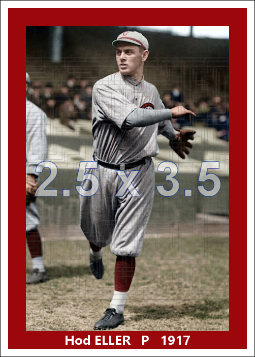 Hod Eller - 1917 Cincinnati Reds - choose a size & style