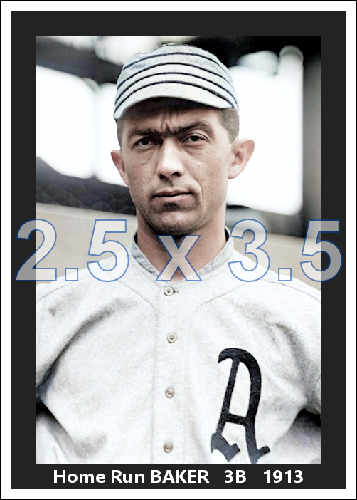 Home Run Baker - 1913 Philadelphia Athletics - choose a size & style