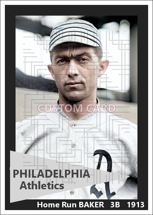 Home Run Baker - 1913 Philadelphia Athletics - choose a size & style
