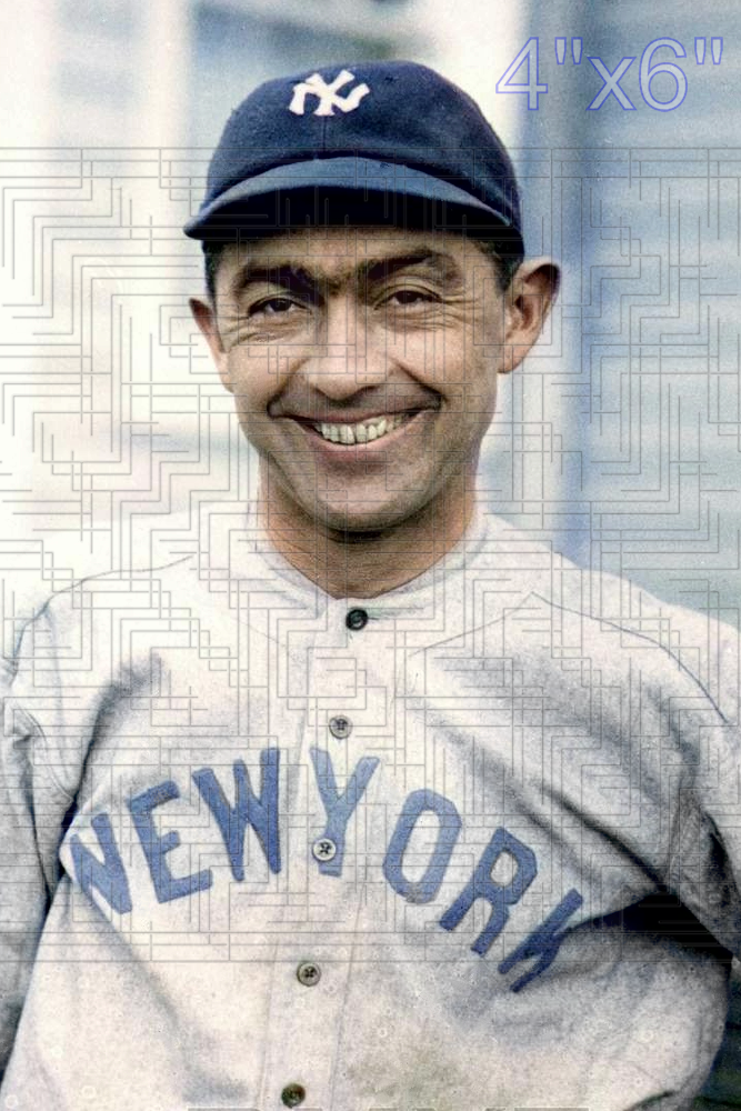 Home Run Baker - 1919 New York Yankees - choose a size & style