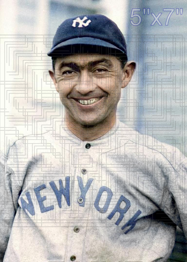 Home Run Baker - 1919 New York Yankees - choose a size & style