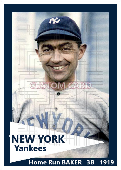 Home Run Baker - 1919 New York Yankees - choose a size & style
