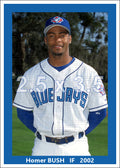 Homer Bush - 2002 Toronto Blue Jays - choose a size & style