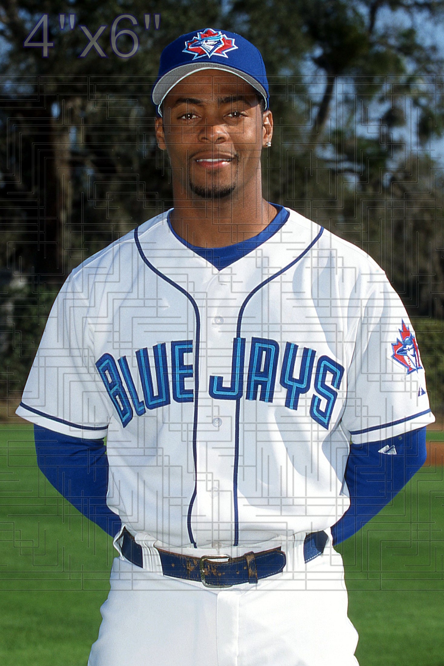 Homer Bush - 2002 Toronto Blue Jays - choose a size & style