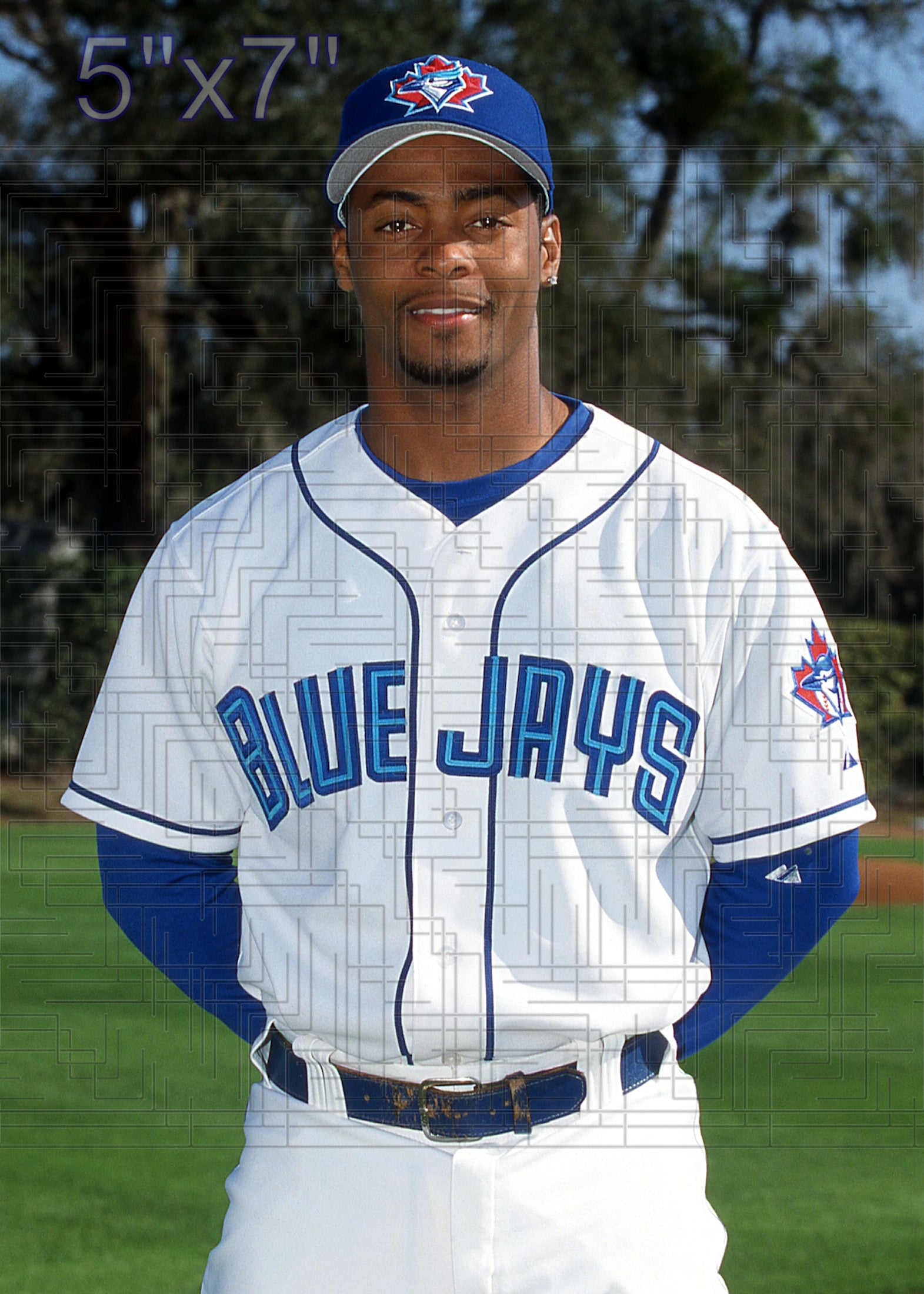 Homer Bush - 2002 Toronto Blue Jays - choose a size & style