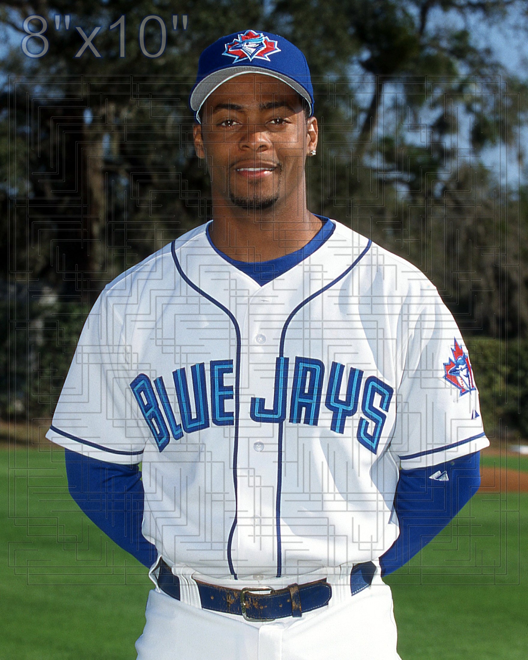 Homer Bush - 2002 Toronto Blue Jays - choose a size & style
