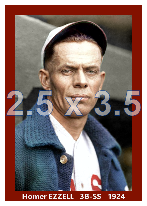 Homer Ezzell - 1924 Boston Red Sox - choose a size & style