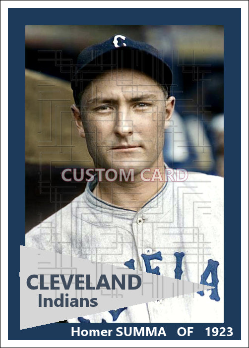 Homer Summa - 1923 Cleveland Indians - choose a size & style