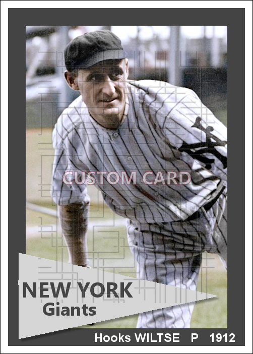 Hooks Wiltse - 1912 New York Giants - choose a size & style