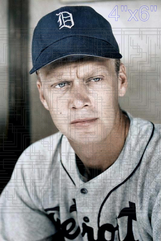 Hoot Evers - 1950 Detroit Tigers - choose a size & style