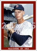 Hoot Evers - 1953 Boston Red Sox - choose a size & style