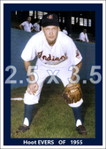 Hoot Evers - 1955 Cleveland Indians - choose a size & style