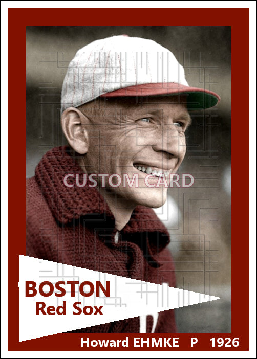 Howard Ehmke - 1926 Boston Red Sox - choose a size & style