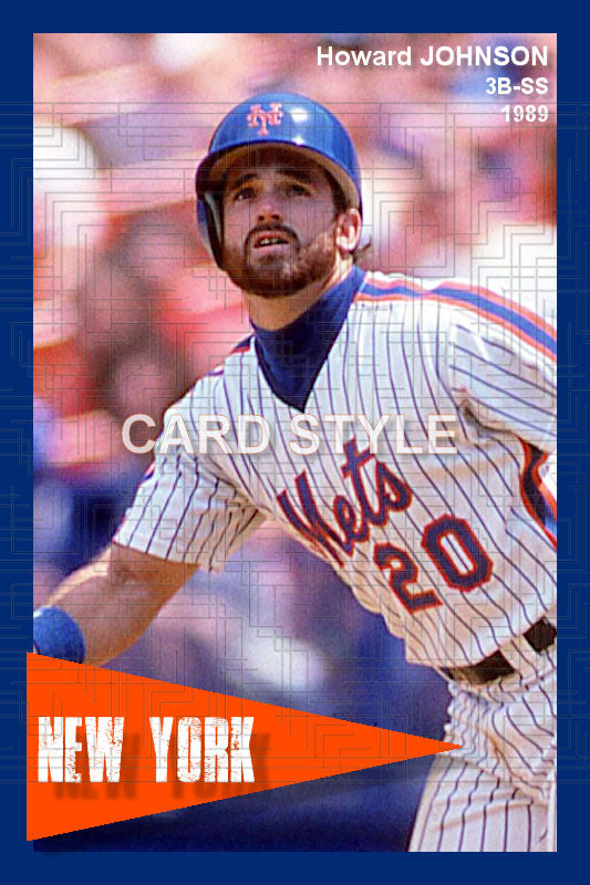 Howard Johnson - 1989 New York Mets - choose a size & style
