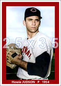 Howie Judson - 1954 Cincinnati Reds - choose a size & style