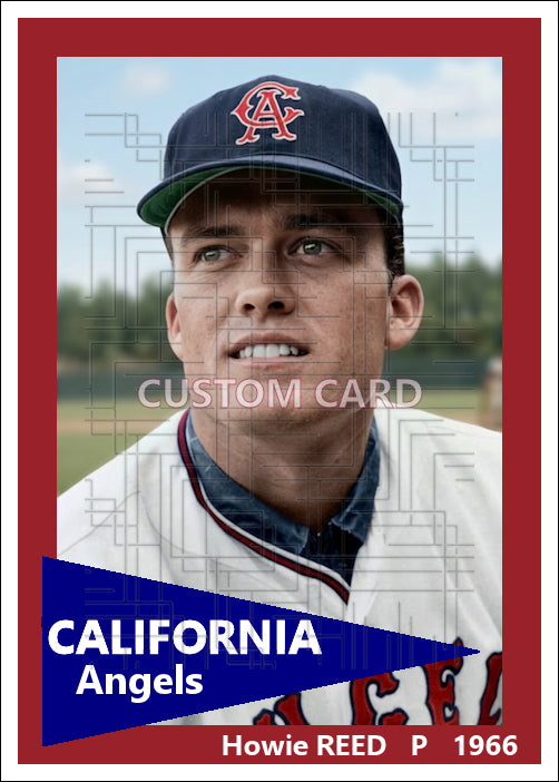 Howie Reed - 1966 California Angels - choose a size & style