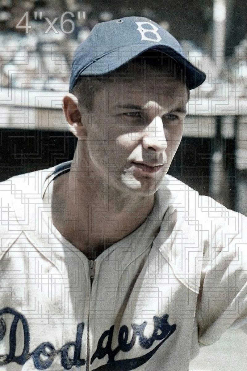 Howie Schultz - 1943 Brooklyn Dodgers - choose a size & style