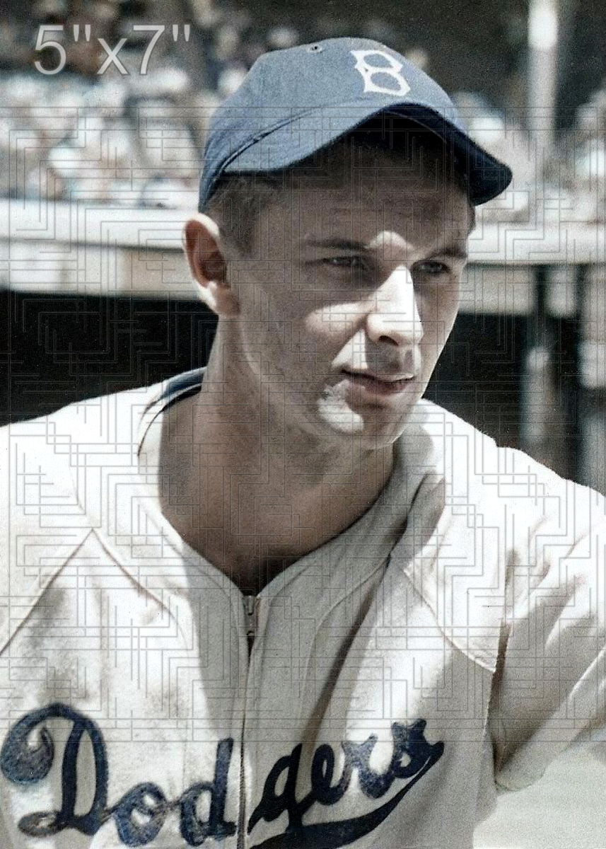 Howie Schultz - 1943 Brooklyn Dodgers - choose a size & style