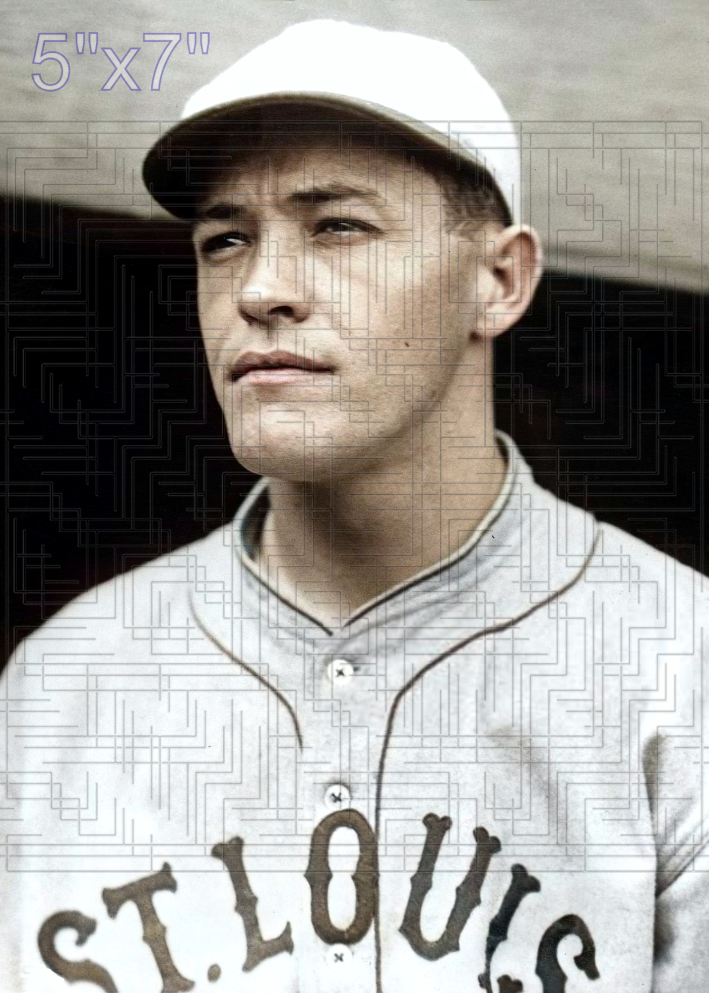 Hub Pruett - 1922 St. Louis Browns - choose a size & style