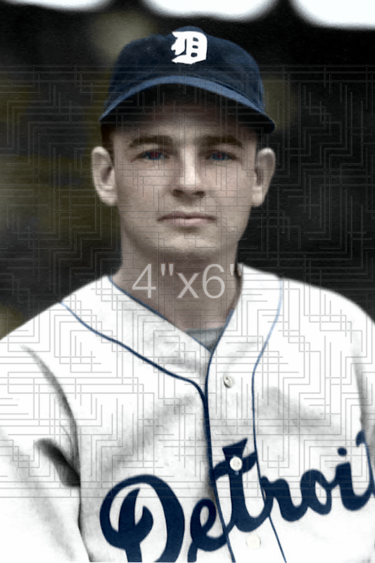 Hub Walker - 1935 Detroit Tigers - choose a size & style