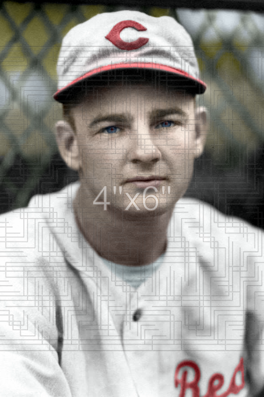 Hub Walker - 1936 Cincinnati Reds - choose a size & style