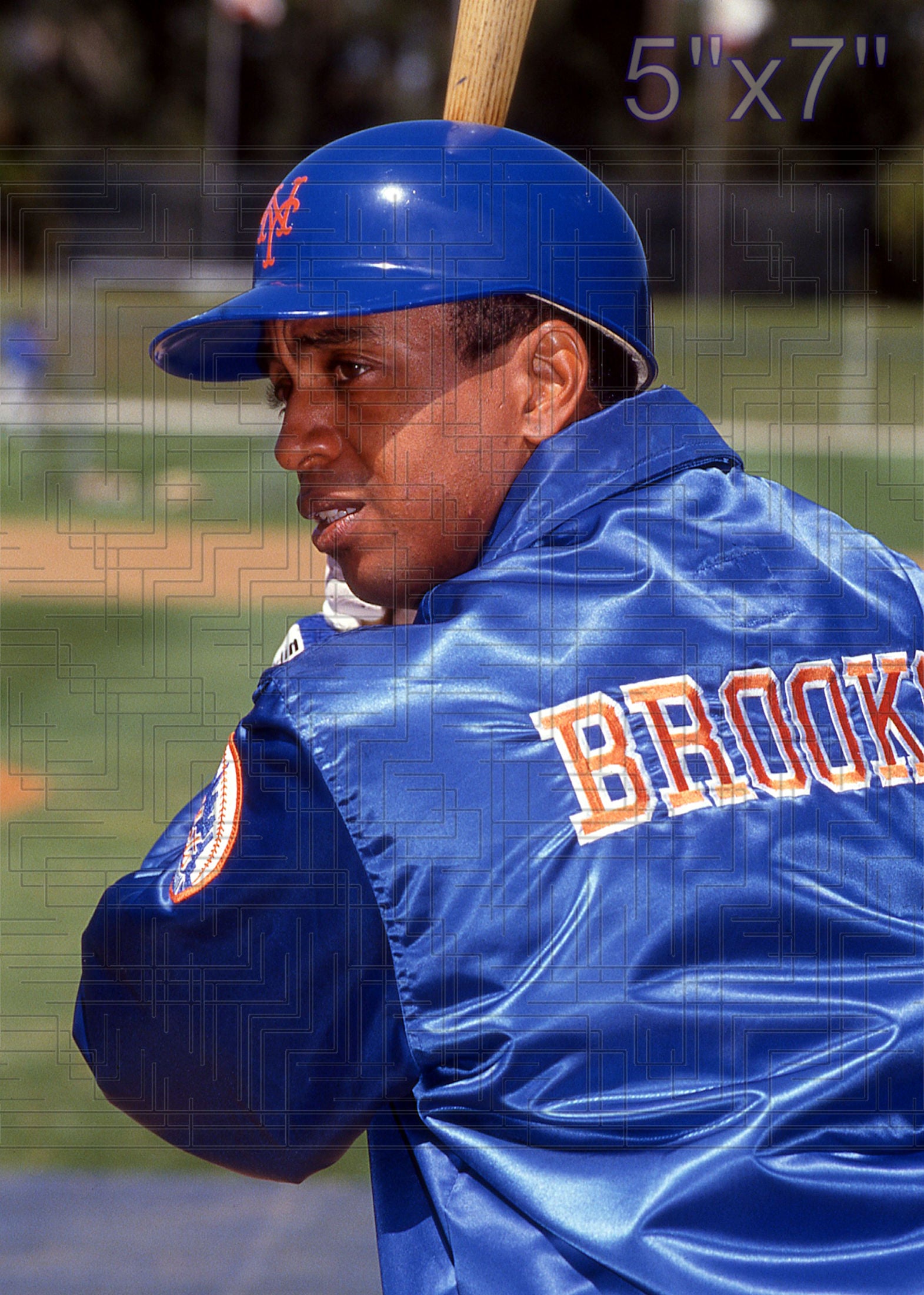 Hubie Brooks - 1991 New York Mets - choose a size & style