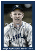 Hugh Alexander - 1937 Cleveland Indians - choose a size & style