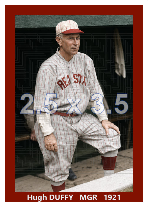 Hugh Duffy - 1921 Boston Red Sox - choose a size & style