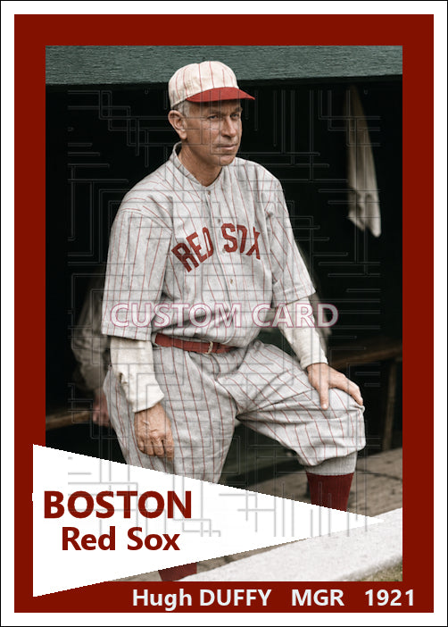Hugh Duffy - 1921 Boston Red Sox - choose a size & style