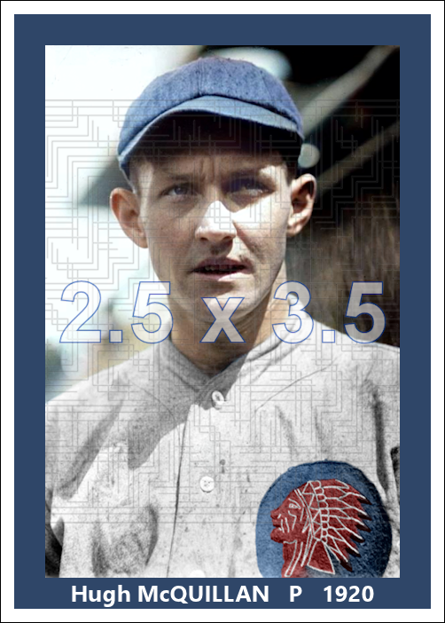 Hugh McQuillan - 1920 Boston Braves - choose a size & style