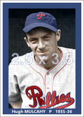 Hugh Mulcahy - 1935-36 Philadelphia Phillies - choose a size & style