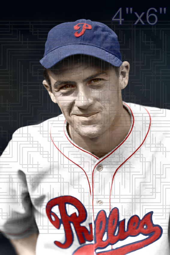 Hugh Mulcahy - 1935-36 Philadelphia Phillies - choose a size & style