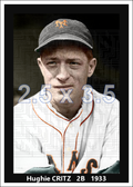 Hughie Critz - 1933 New York Giants - choose a size & style